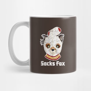 Fantastic Mr Fox - Ash - Socks Fox - Distressed - Barn Shirt USA Mug